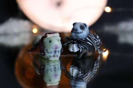 Sally und Jack inspirierte Meerschweinchen Figuren